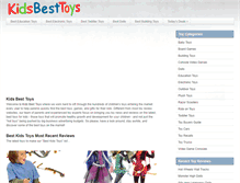 Tablet Screenshot of kidsbesttoys.net
